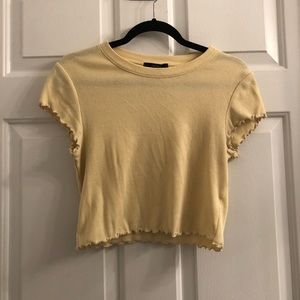 Forever 21 lettuce edge top